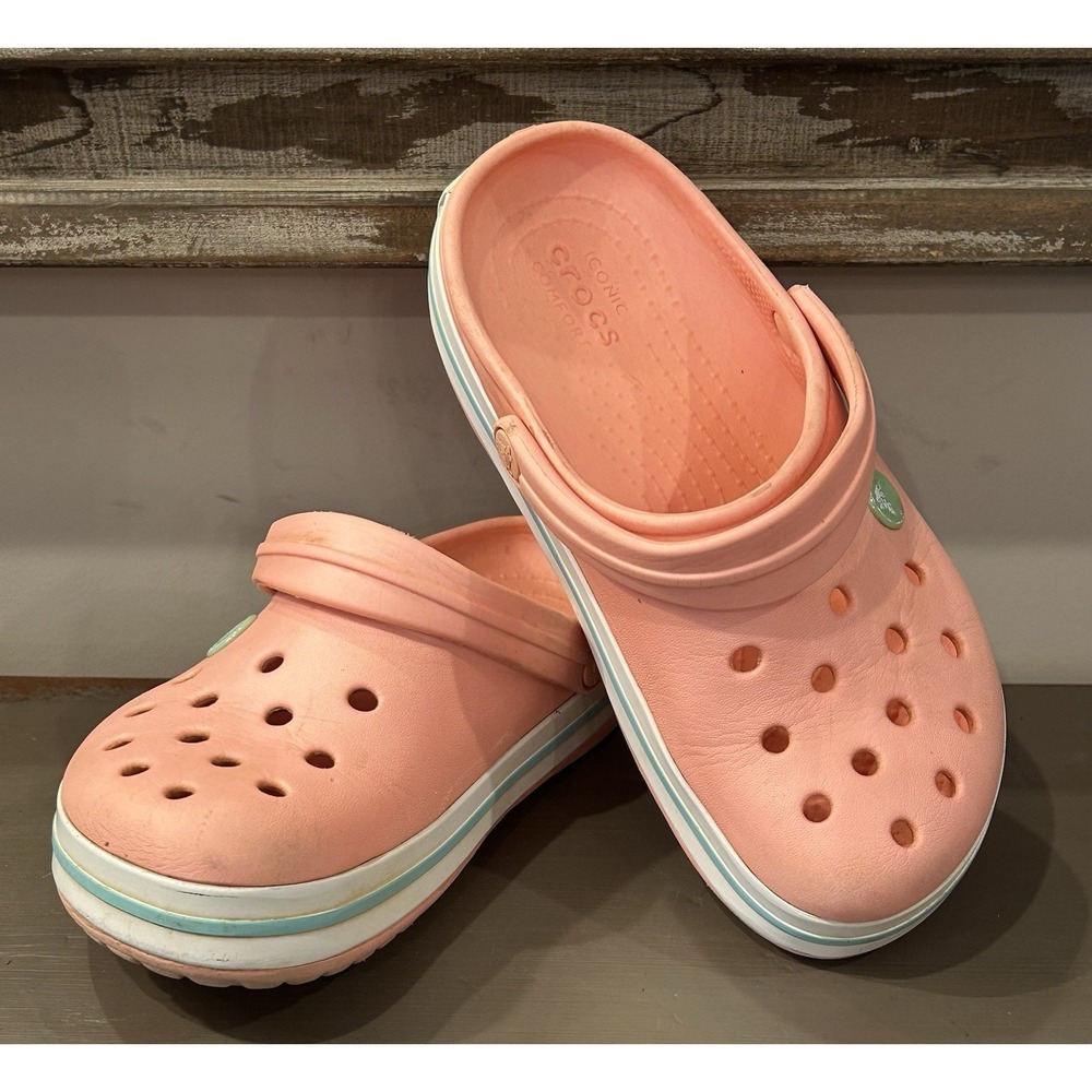 Crocs Crocband Clog Melon Pink Kids Size C13